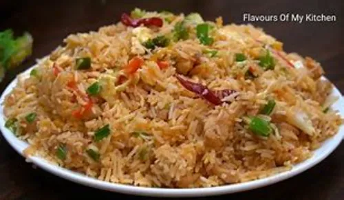 Singapore Chicken Fried Rice